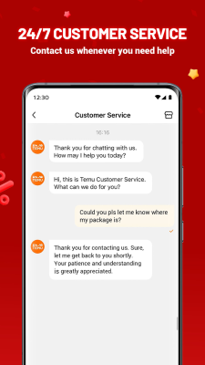 Screenshot of the application Temu - #6