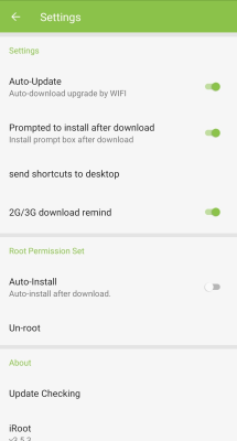 Screenshot of the application iRoot - #4
