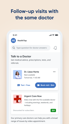 Screenshot of the application HealthTap - #4