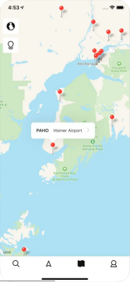 Screenshot of the application METAR Reader - #3