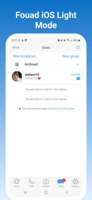 Screenshot of the application Fouad iOS WhatsApp - #3