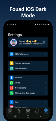 Screenshot of the application Fouad iOS WhatsApp - #4