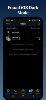 Screenshot of the application Fouad iOS WhatsApp - #6