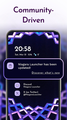 Screenshot of the application Niagara Launcher - #5