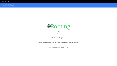 Screenshot of the application One Click Root - #3