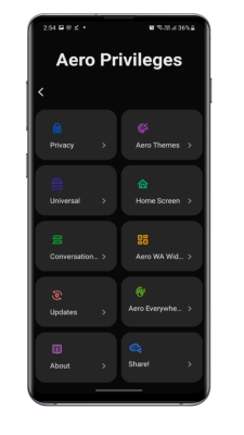 Screenshot of the application WhatsApp Aero - #3