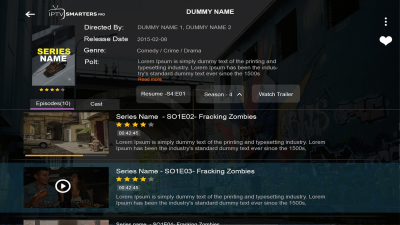 Screenshot of the application IPTV Smarters Pro - #8