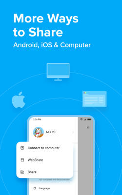Screenshot of the application ShareMe - #6