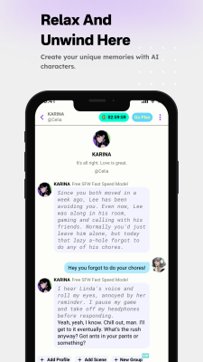 Screenshot of the application Crushon AI - #5