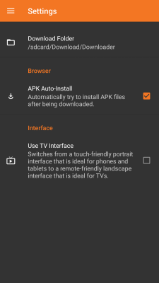 Screenshot of the application Downloader by AFTVnews - #7