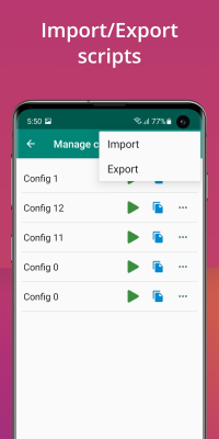 Screenshot of the application Auto Clicker - Automatic tap - #6