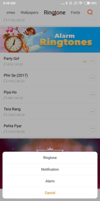 Screenshot of the application Xiaomi Themes - #4