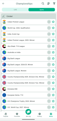 Screenshot of the application Planbet - #7