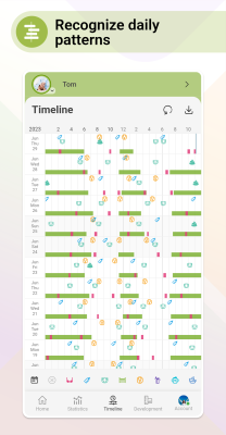 Screenshot of the application Baby Daybook - #6