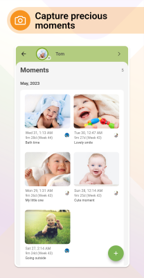 Screenshot of the application Baby Daybook - #8
