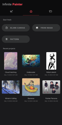 Screenshot of the application Infinite Painter - #5