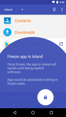 Screenshot of the application Island - #3