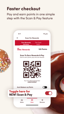 Screenshot of the application Tim Hortons - #5