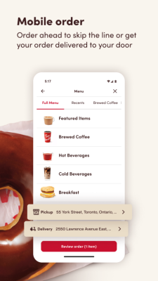 Screenshot of the application Tim Hortons - #6