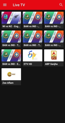 Screenshot of the application Redflix - #5