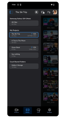 Screenshot of the application Blackmagic Camera - #7