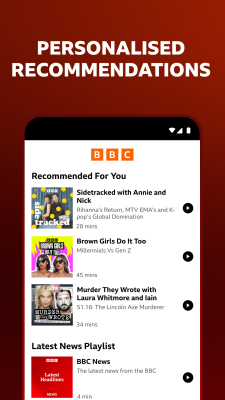 Screenshot of the application BBC Sounds - #5