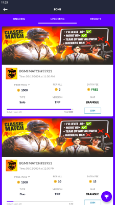 Screenshot of the application Grind Battle - #3