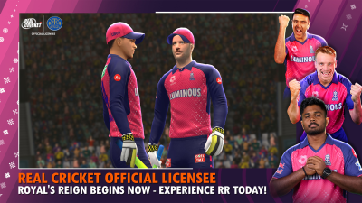Screenshot of the application Real Cricket 24 - #4