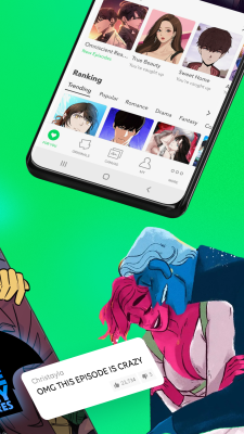 Screenshot of the application WEBTOON - #2