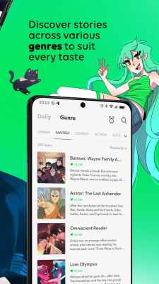 Screenshot of the application WEBTOON - #3