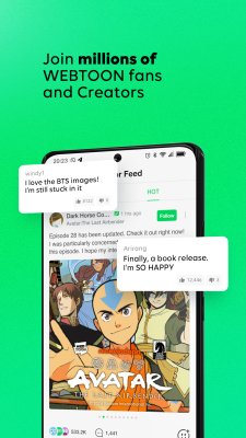 Screenshot of the application WEBTOON - #5
