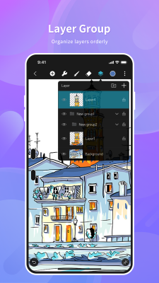 Screenshot of the application HiPaint - #2