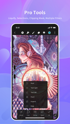 Screenshot of the application HiPaint - #3