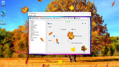 Screenshot of the application Desktop Lux - #1