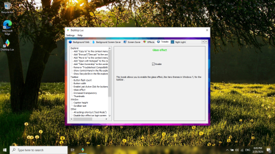 Screenshot of the application Desktop Lux - #2