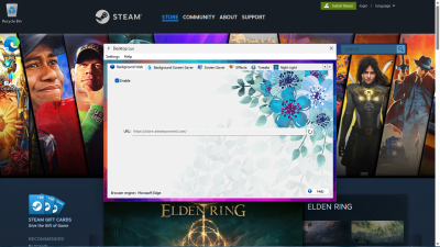 Screenshot of the application Desktop Lux - #4