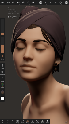 Screenshot of the application Nomad Sculpt - #4