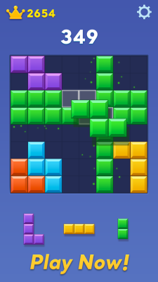 Screenshot of the application Block Blast! - #5