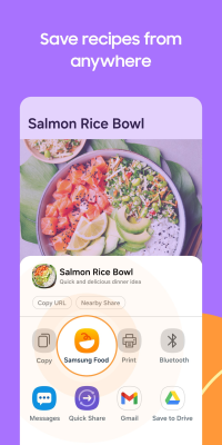 Screenshot of the application Samsung Food - #4