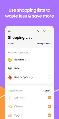 Screenshot of the application Samsung Food - #5