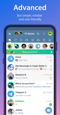 Screenshot of the application iMe - #8