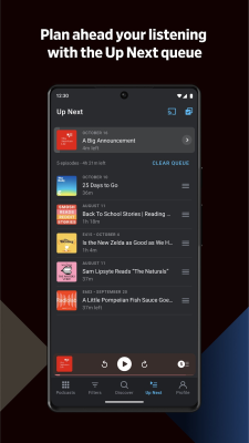 Screenshot of the application Pocket Casts - #4