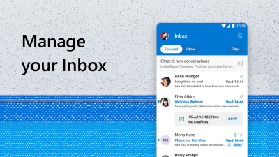 Screenshot of the application Microsoft Outlook Lite - #3