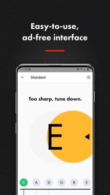 Screenshot of the application Fender Guitar Tuner - #3