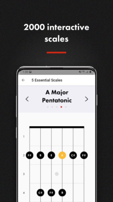Screenshot of the application Fender Guitar Tuner - #5