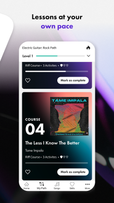 Screenshot of the application Fender Play - #3