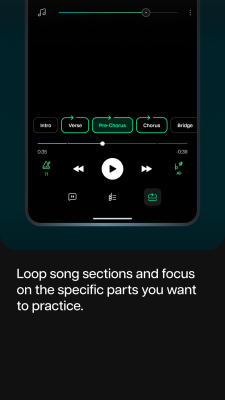 Screenshot of the application Moises - #8