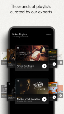 Screenshot of the application Qobuz - #3