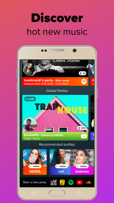 Screenshot of the application AmpMe - #4