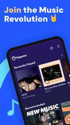 Screenshot of the application Napster - #1